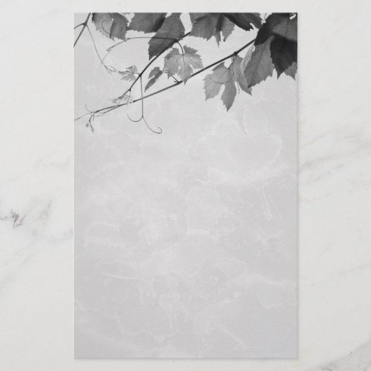 Fall Leaves Gothic Stationery Briefpapier (Voorkant)