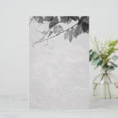 Fall Leaves Gothic Stationery Briefpapier (Staand voorkant)