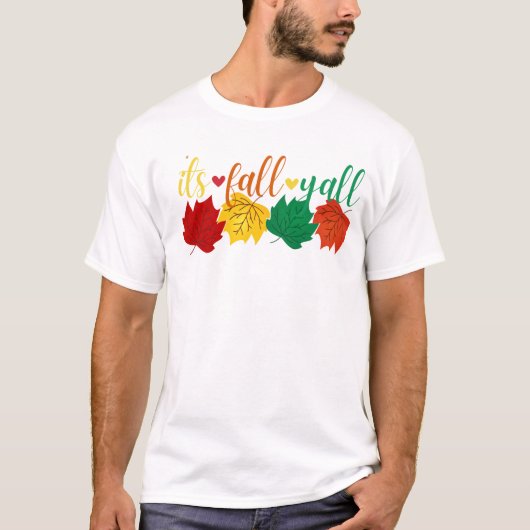 Fall Leaves Graphic: Herfst T-shirt (Voorkant)