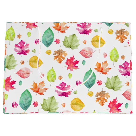 Fall Leaves Groot Cadeauzakje (Voorkant)
