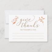 Fall Leaves Ik ben dankbaar voor de goede Thanksgi (Voorkant)