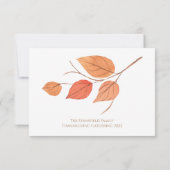 Fall Leaves Ik ben dankbaar voor de goede Thanksgi (Achterkant)