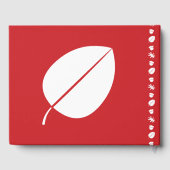 Fall Leaves in Cherry Guest Book Gastenboek (Achterkant)
