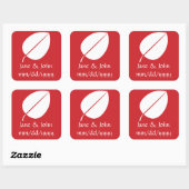 Fall Leaves in Cherry Sticker (Vel)