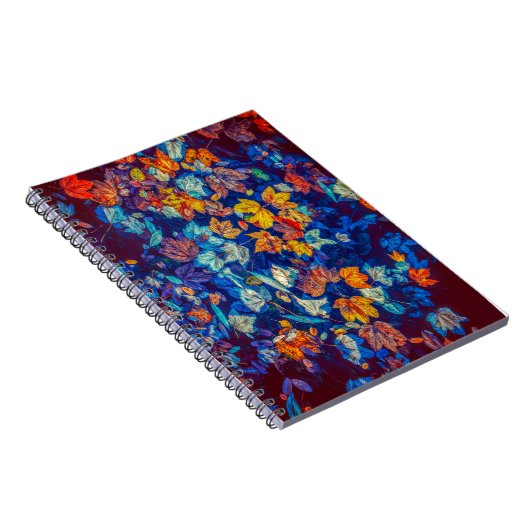 Fall Leaves in Negative Notitieboek (Rechterzijde)