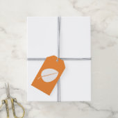 Fall Leaves in Sinaasappel Gift Label Cadeaulabel (Met Touw)