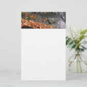 Fall Leaves in Waterfall I Autumn Photography Briefpapier (Staand voorkant)