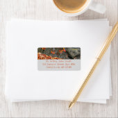 Fall Leaves in Waterfall I Autumn Photography Etiket (Insitu)