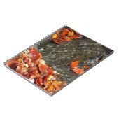 Fall Leaves in Waterfall I Autumn Photography Notitieboek (Linkerzijde)