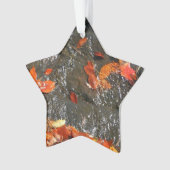 Fall Leaves in Waterfall I Autumn Photography Ornament (voorkant)