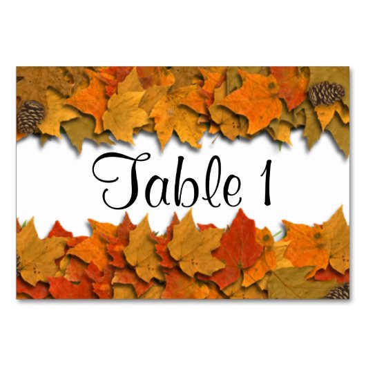 Fall Leaves Kaart (Voorkant)