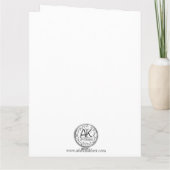 Fall Leaves Kaart (Achterkant)