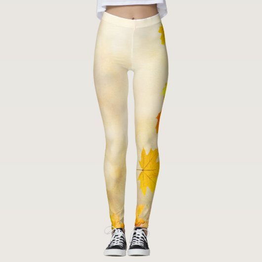 Fall Leaves Leggings (Voorkant)