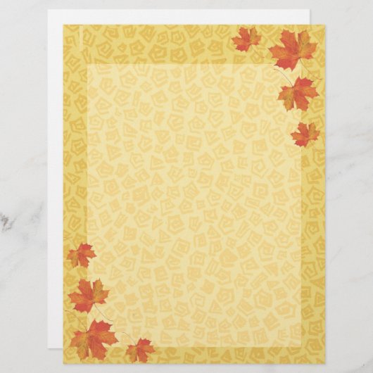 Fall Leaves Letterhead (Voorkant / Achterkant)