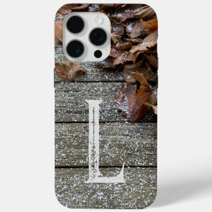Fall Leaves met sneeuw iPhone / iPad hoesje