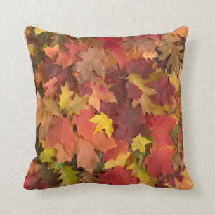 Fall Leaves Mixed Colors Pillow Kussen