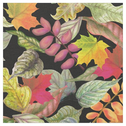 Fall Leaves | Najaarspatroon Stof (Close Up)