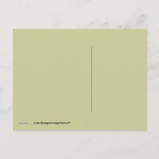 Fall Leaves-New Home Aankondigingskaart (Achterkant)