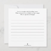 Fall Leaves Outline Kaarten met Dagboek (Achterkant)