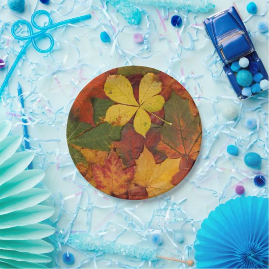 Fall Leaves Paper-Borden Papieren Bordje (Feest)