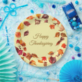 Fall Leaves Paper Plate Papieren Bordje (Feest)