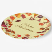 Fall Leaves Paper Plate Papieren Bordje (Gekanteld)