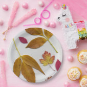 Fall Leaves Papieren Bordje (Feest)