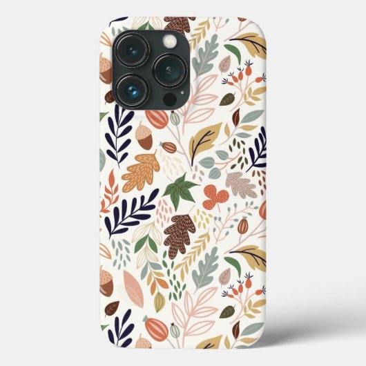 Fall Leaves Pattern Case-Mate iPhone Case (Achterkant)