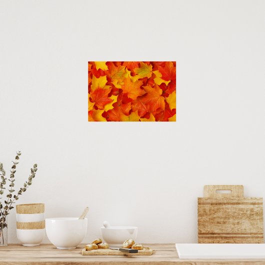 Fall Leaves Poster (Keuken)