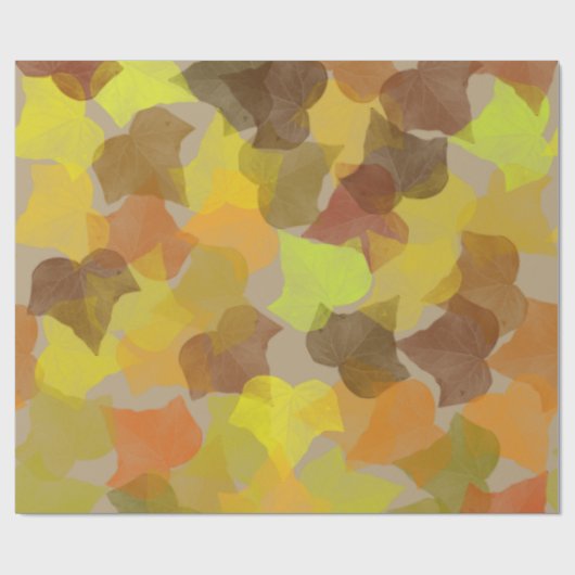 Fall Leaves Print Cadeaupapier (Vlak)