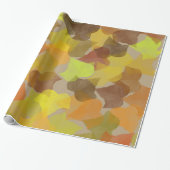 Fall Leaves Print Cadeaupapier (Uitgerold)