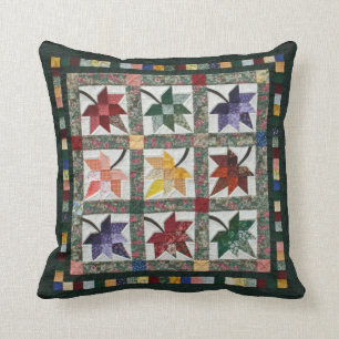 Fall Leaves Quilt Kussen