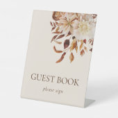 Fall Leaves Reclamebord Met Voetstuk (Voorkant)