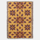 Fall Leaves Rosette Deken (Voorkant Verticaal)