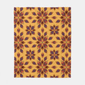 Fall Leaves Rosette Fleece Deken (Voorkant)