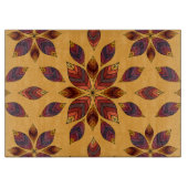 Fall Leaves Rosette Snijplank (Voorkant)