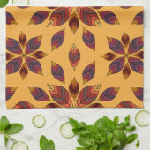 Fall Leaves Rosette Theedoek (Gevouwen)