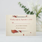 Fall Leaves RSVP Kaartje (Staand voorkant)