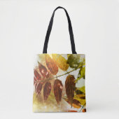 Fall Leaves Rust Gold Salie Kleuren Tote Bag (Voorkant)