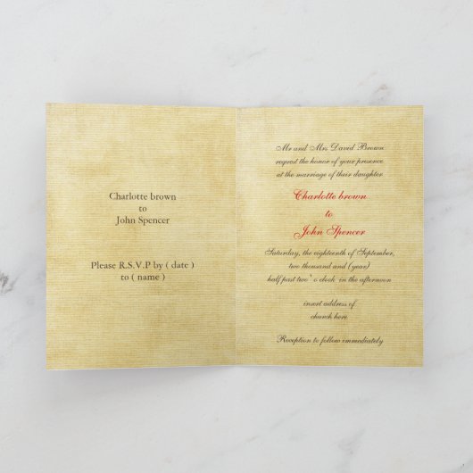 Fall Leaves Rustic Wedding (Binnen)