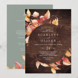 Fall Leaves | Rustisch met details op het rughuwel Kaart