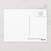 "Fall Leaves Scene" Briefkaart (Achterkant)