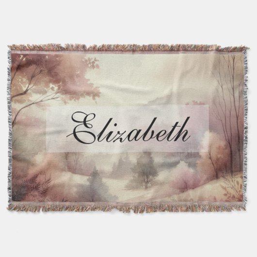  Fall Leaves Scenery neutrale kleuren Deken (Voorkant)