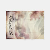  Fall Leaves Scenery neutrale kleuren Fleece Deken (Voorkant (Horizontaal))
