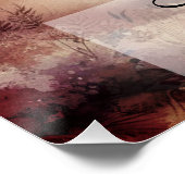  Fall Leaves Scenery neutrale kleuren Perfect Poster (Hoek)
