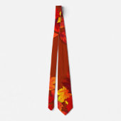 Fall Leaves Seizoensgebonden nieuwigheid Natuur St Stropdas (Achterkant)