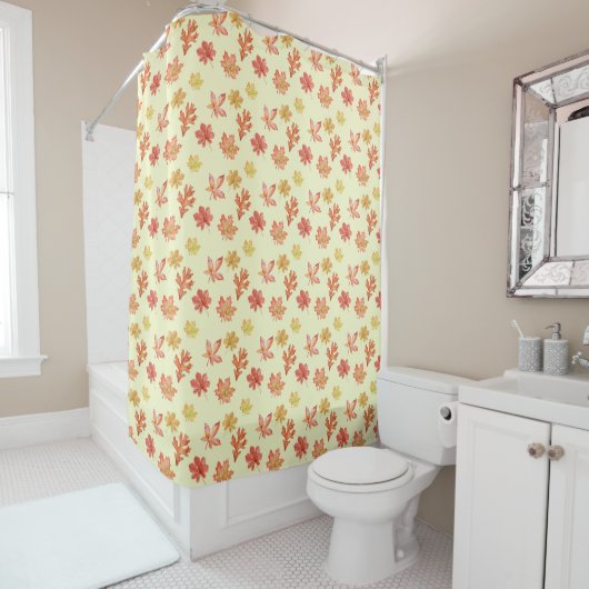 FALL LEAVES Shower Curtain Douchegordijn (In situ)