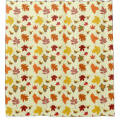 FALL LEAVES Shower Curtain Douchegordijn (Voorkant)
