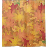 Fall Leaves Showgordijn Douchegordijn (Voorkant)