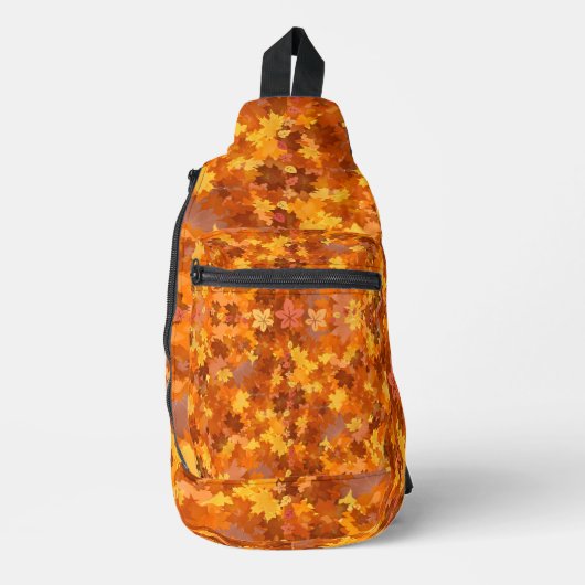Fall Leaves Sling Bag (Voorkant)